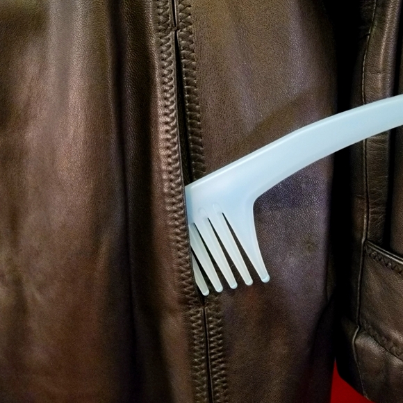 COPY - 🦋Vintage Black Leather Swing Jacket 🦋Jones New York  1X Plus Wom - Picture 7 of 15